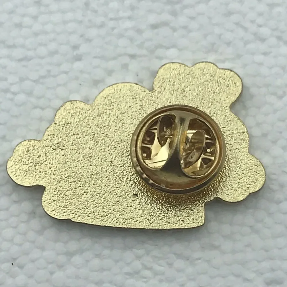 Honey Bee Knits Enamel Pin Brooch Gold Tone Vintage Bee Yarn Crafting Hobbyist